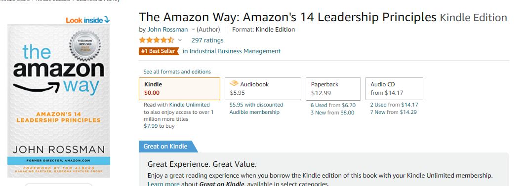 Amazon Way by Success Story